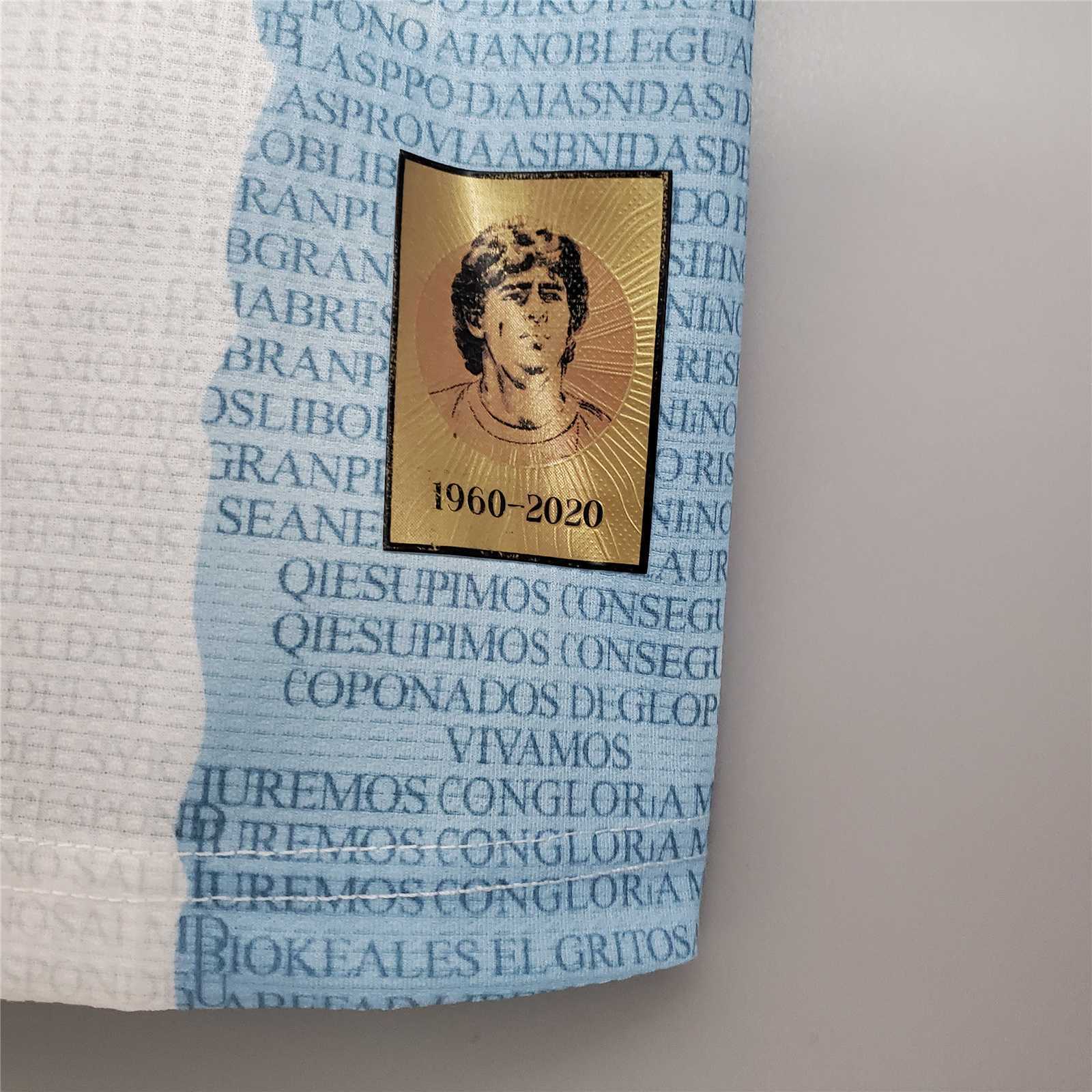 2021 Argentina Commemorative Edition White Blue 2