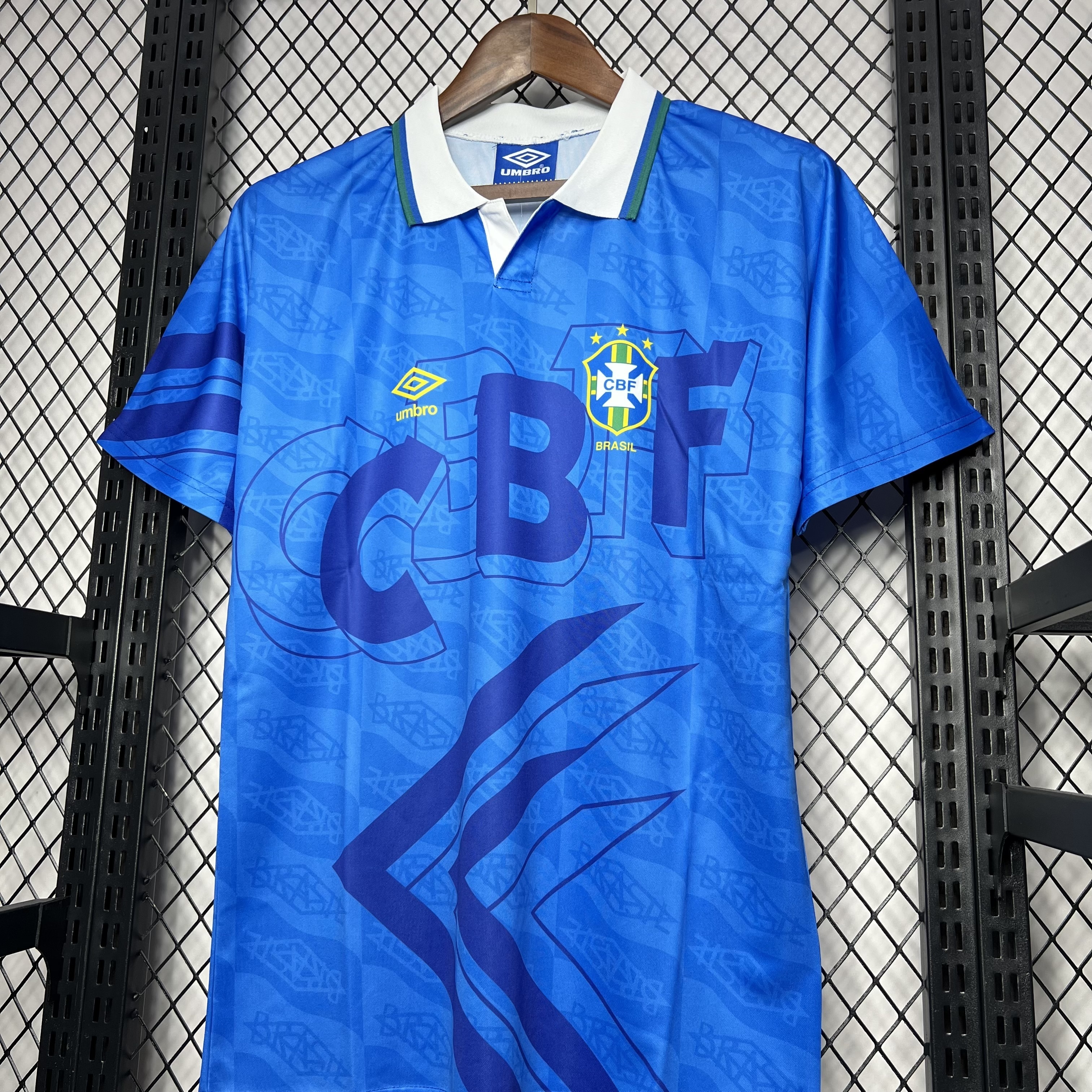 91-93 Brazil Away Retro Kit Vintage Shirt AAAAJersey Wholesale Yupoo 5