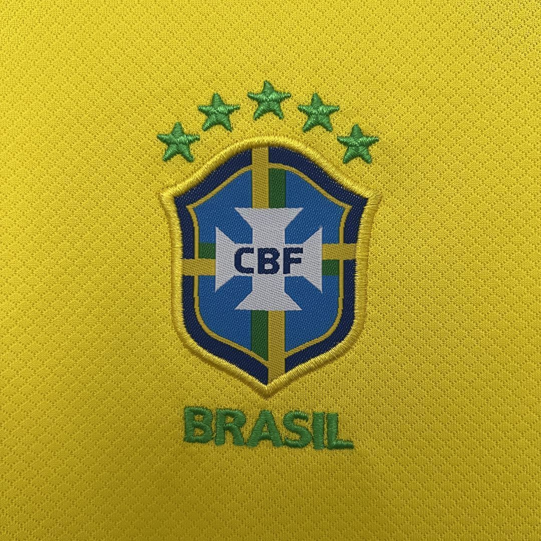 2025 Brazil Home Kid Kits Youth Apparels AAAAJersey Wholesale Yupoo 1
