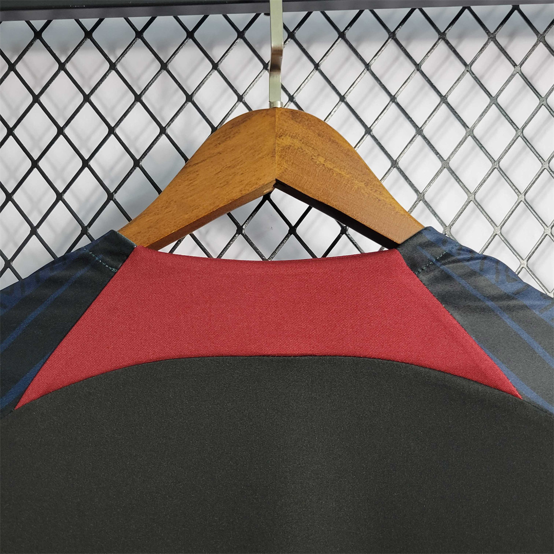 2223 Portugal Black Training Suit 7
