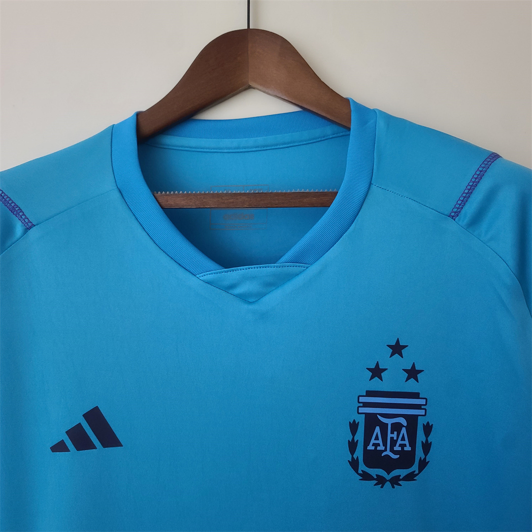 2022 Argentina Training Jersey Blue 6