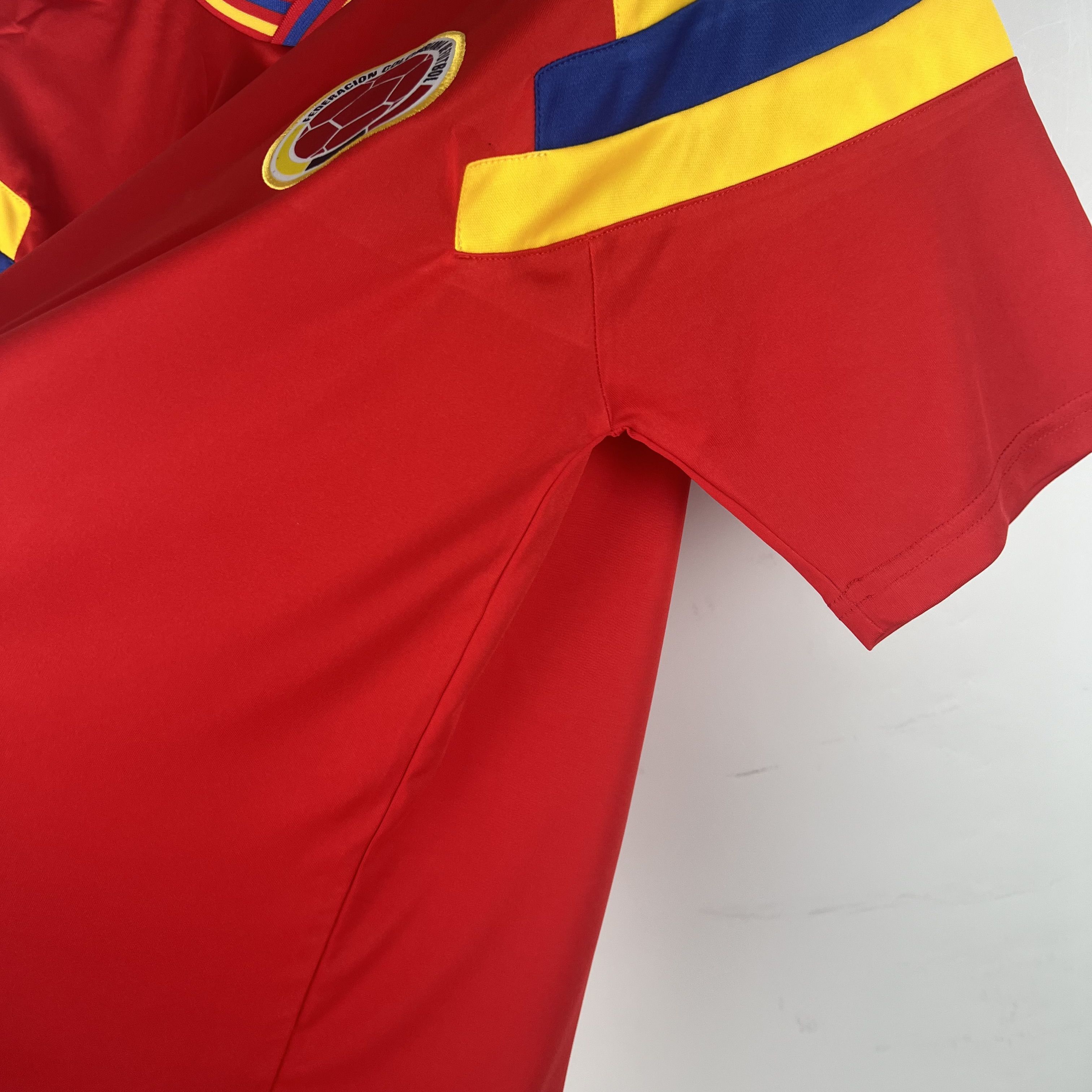 1990 Colombia Retro Away S-XXL best soccer jersey 5