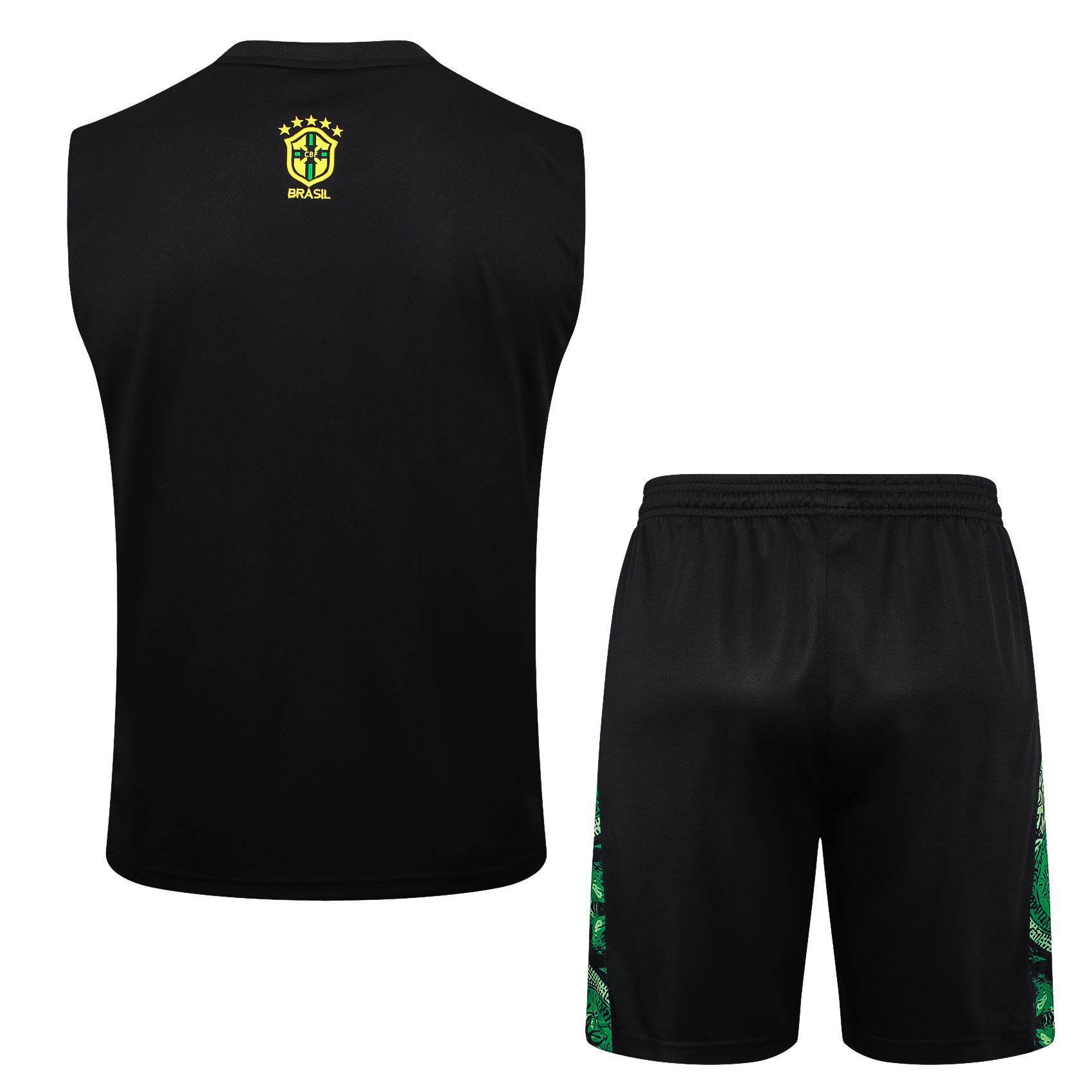 2024 Brazil Christ the Redeemer Green Vest Kit Soccer AAAAJersey Yupoo 2
