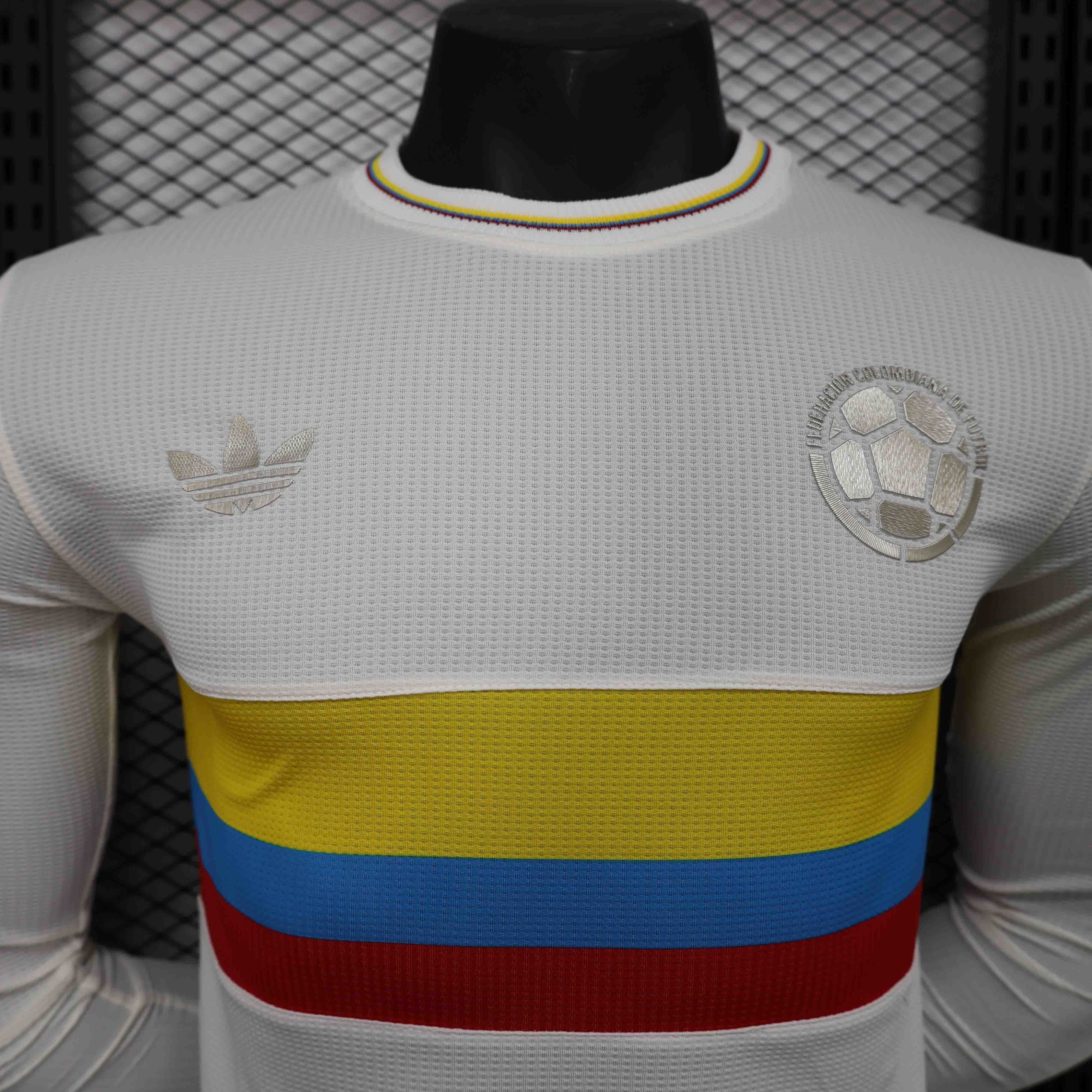 2024 Colombia 100th Anniversary Long Sleeve Kit Player Version Shirt AAAAJersey Supplier Yupoo 4