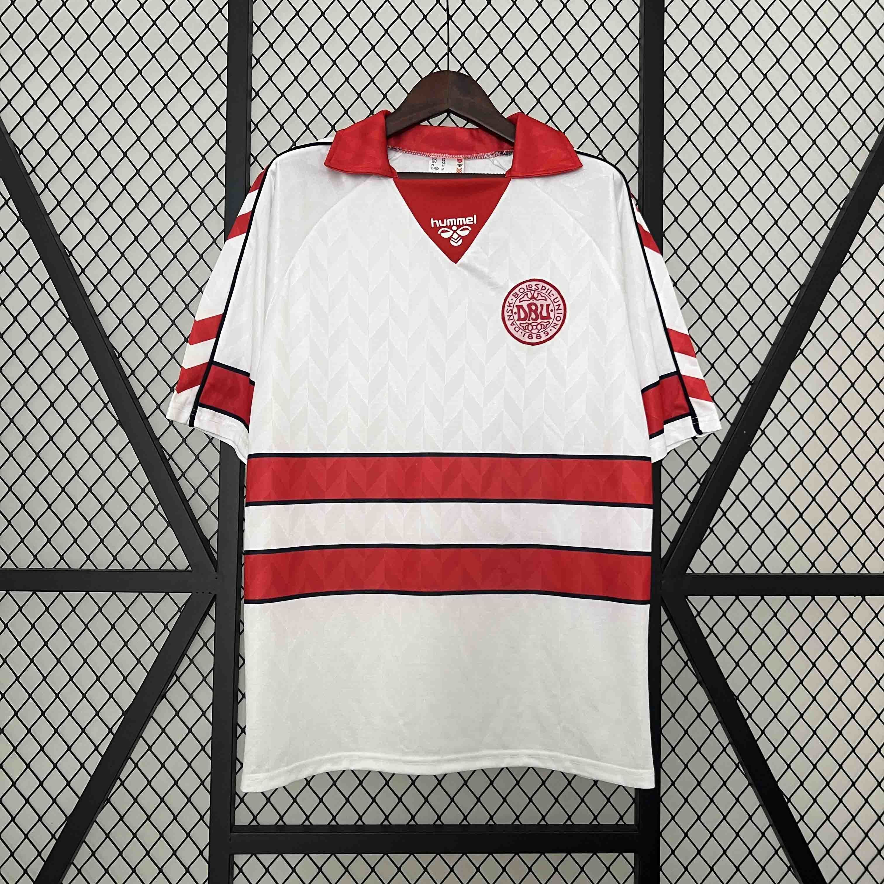 1988 Denmark Away Retro Kit Vintage Shirt AAAAJersey Wholesale Yupoo