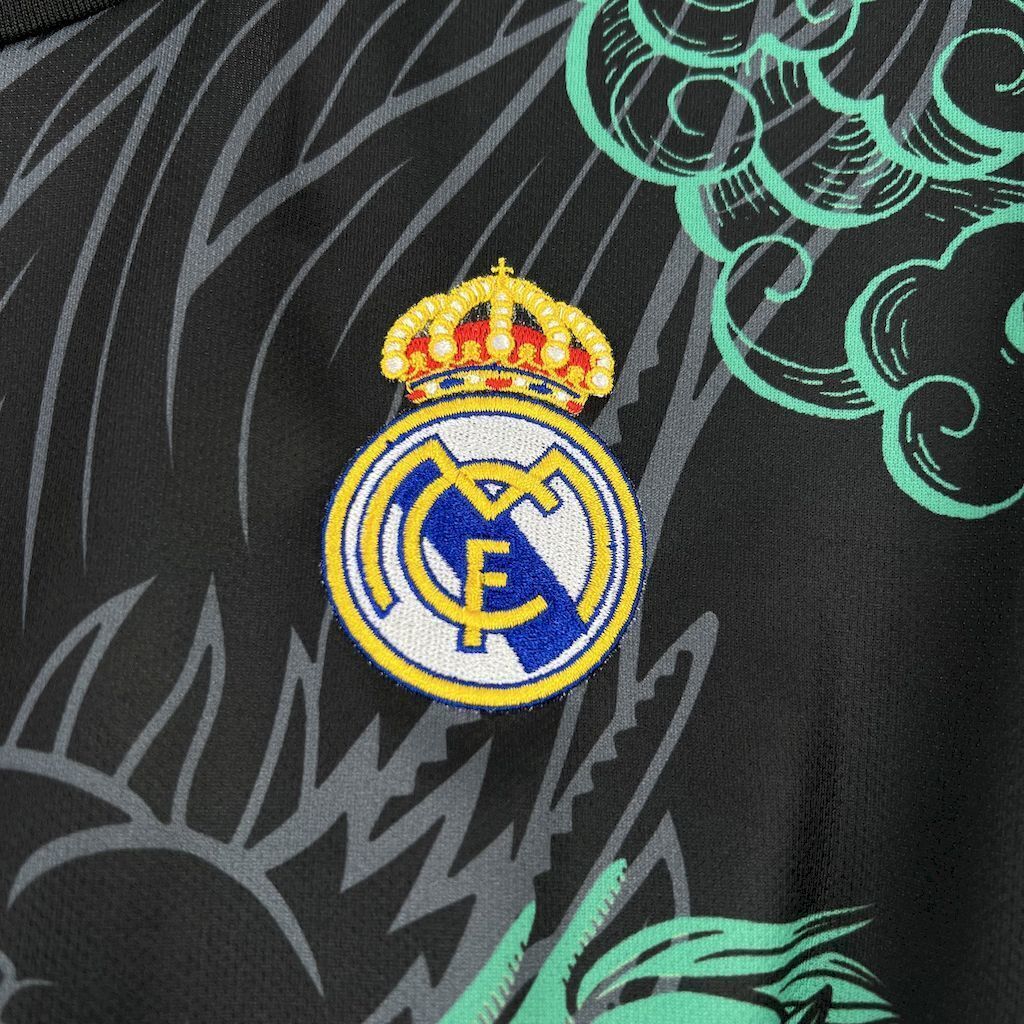 25-26 Real Madrid Green Dragon Special Edition Shirt AAAAJersey Dropship Yupoo 2