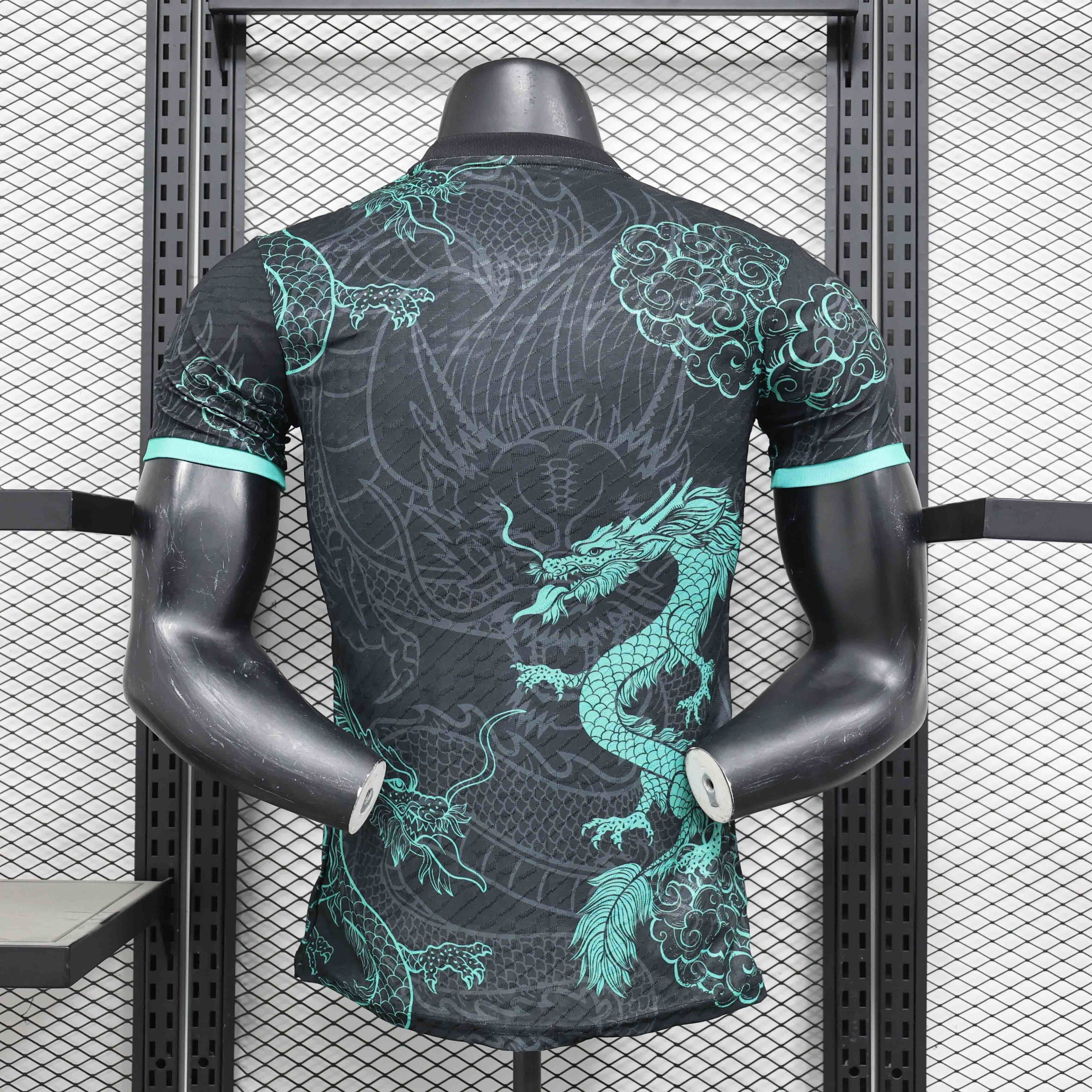 25-26 Real Madrid Green Dragon Special Edition Kit Player Version Shirt AAAAJersey Dropship Yup 1