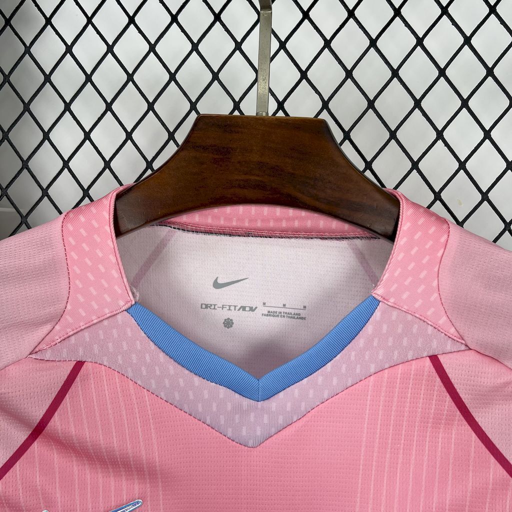25-26 Barcelona Pink Special Edition(With CL Patch) Shirt Soccer Uniform AAAAJersey Yupoo 6