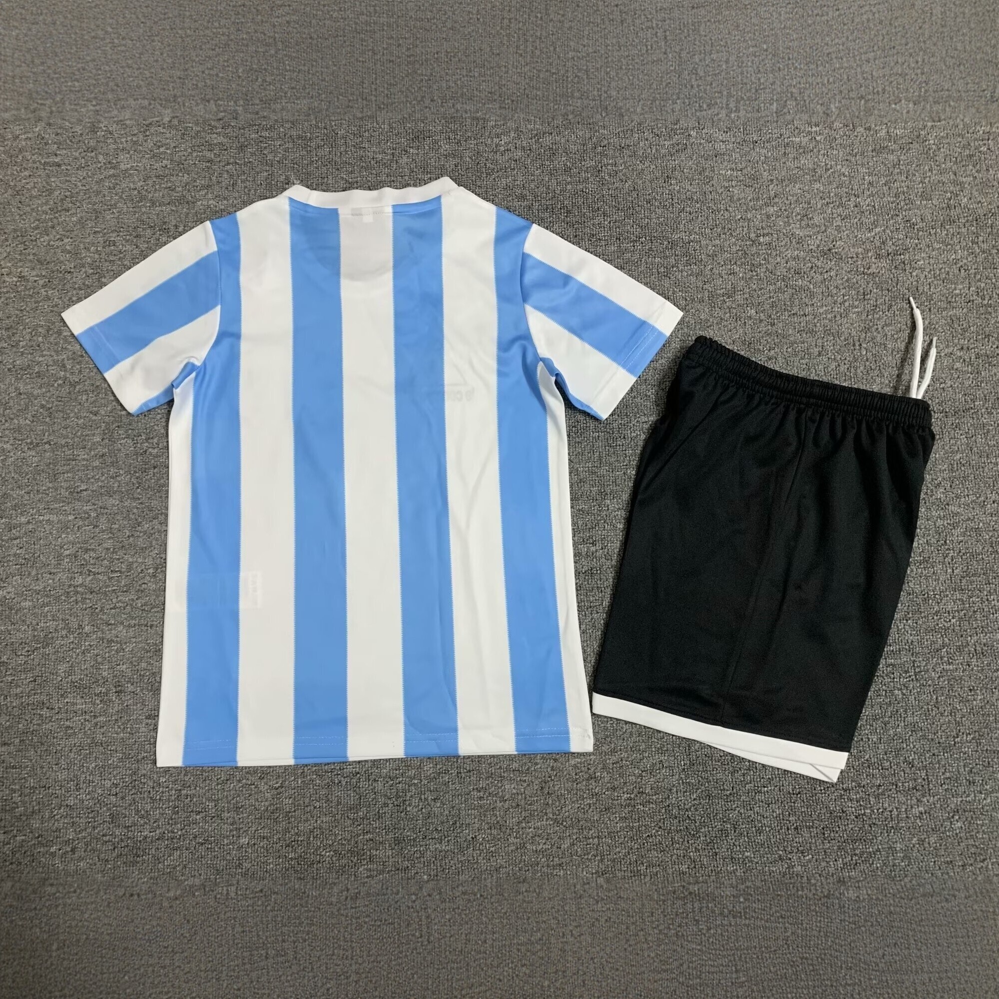 1986 Argentina Home Retro Kids Kits Children Sets Football AAAAJerseys Yupoo 3