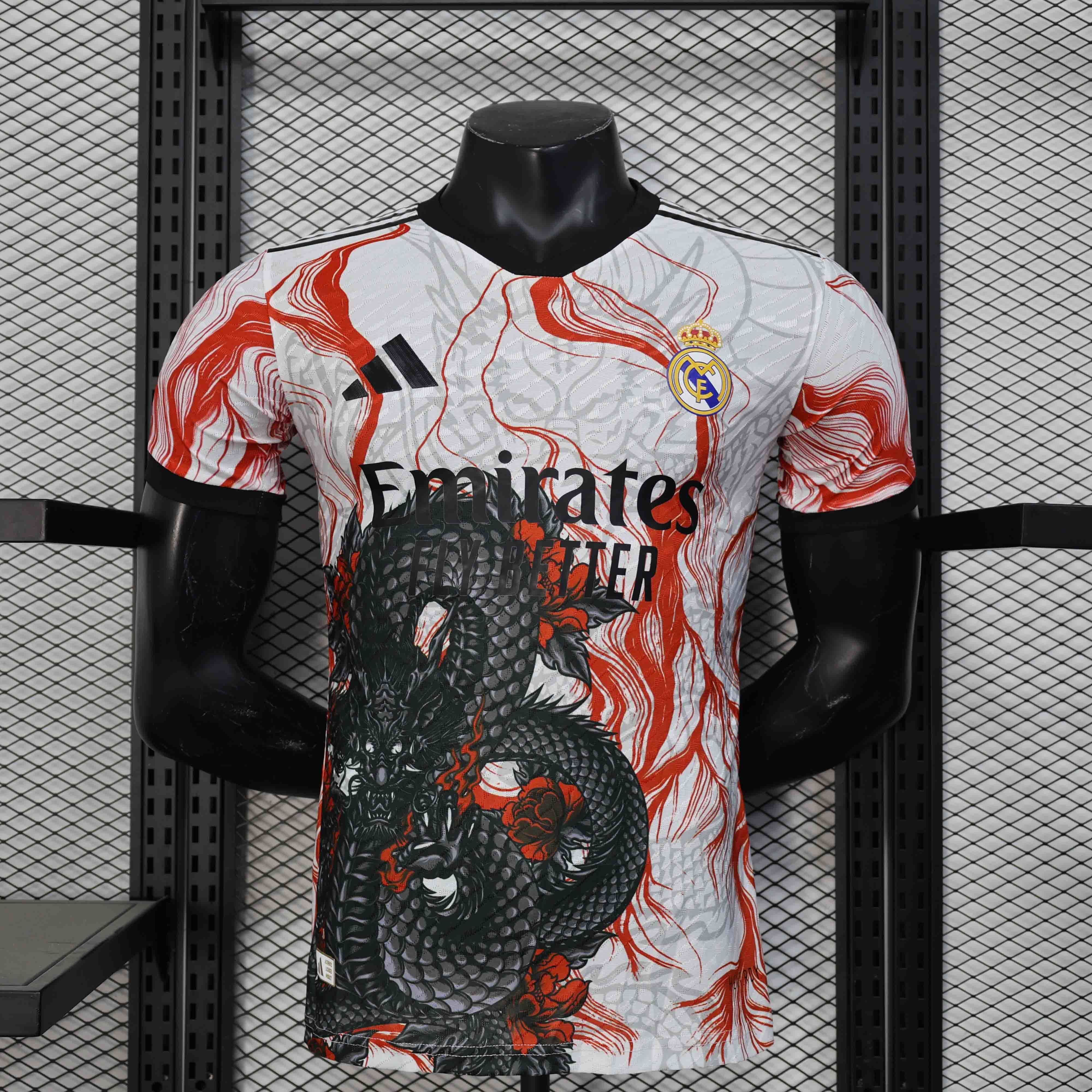 25-26 Real Madrid Black Dragon Special Edition Player Version Shirt AAAAJersey Dropship Yupoo 3