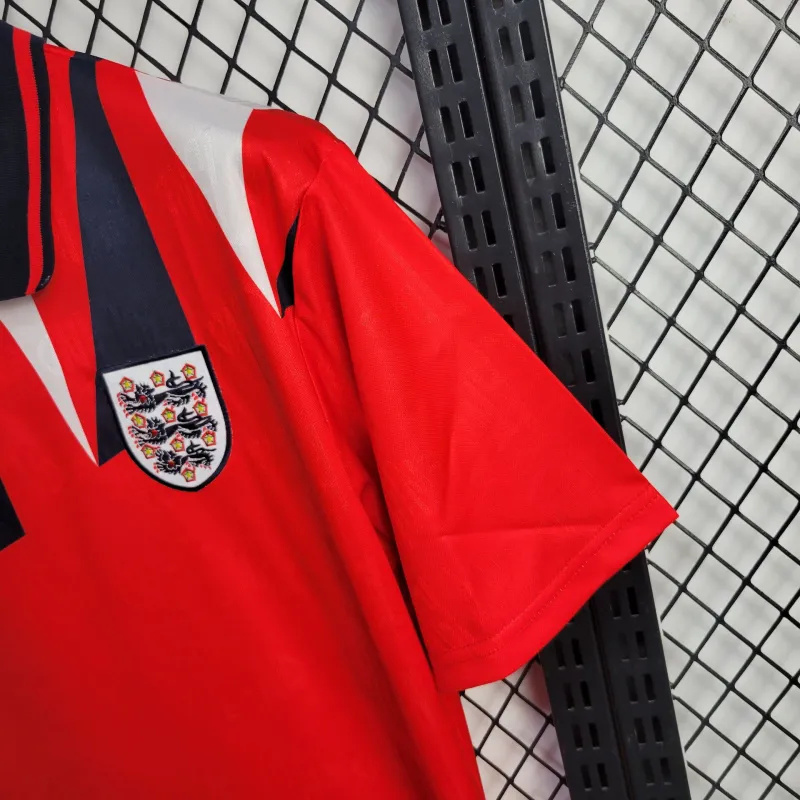 1992 England Away Retro Kit Vintage Shirt Football AAAAJersey Supplier 4