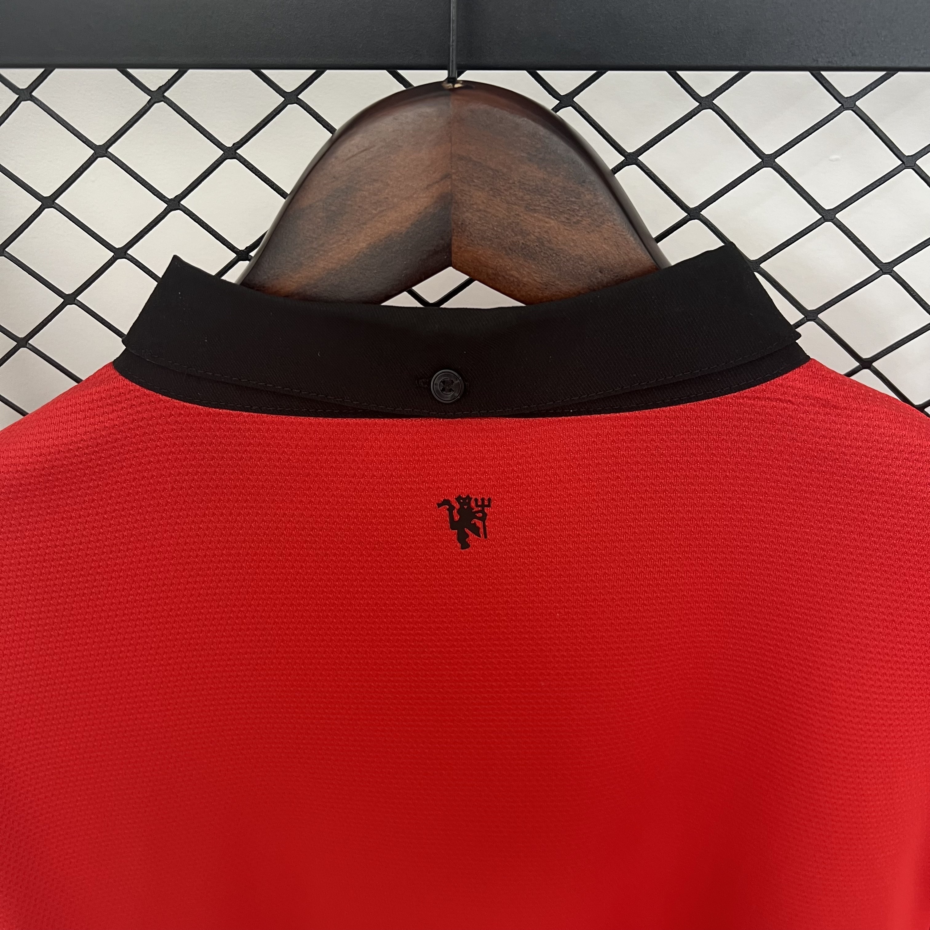 13-14 Manchester United Home Retro Kit Long Sleeve Shirt Cheap AAAAJerseys Supply Yupoo 1