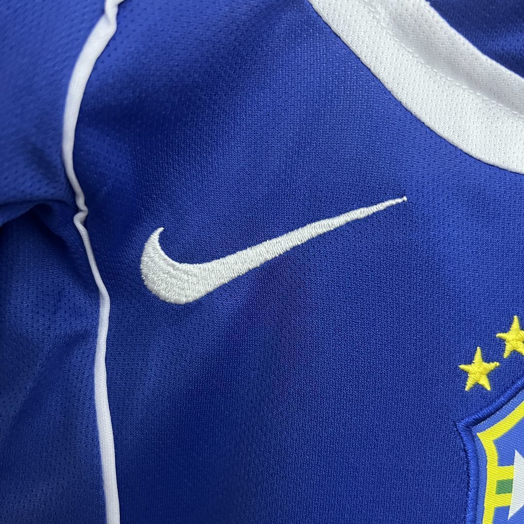2004 Brazil Away Retro Kid Kits Youth Apparels Soccer AAAAJersey Yupoo 3