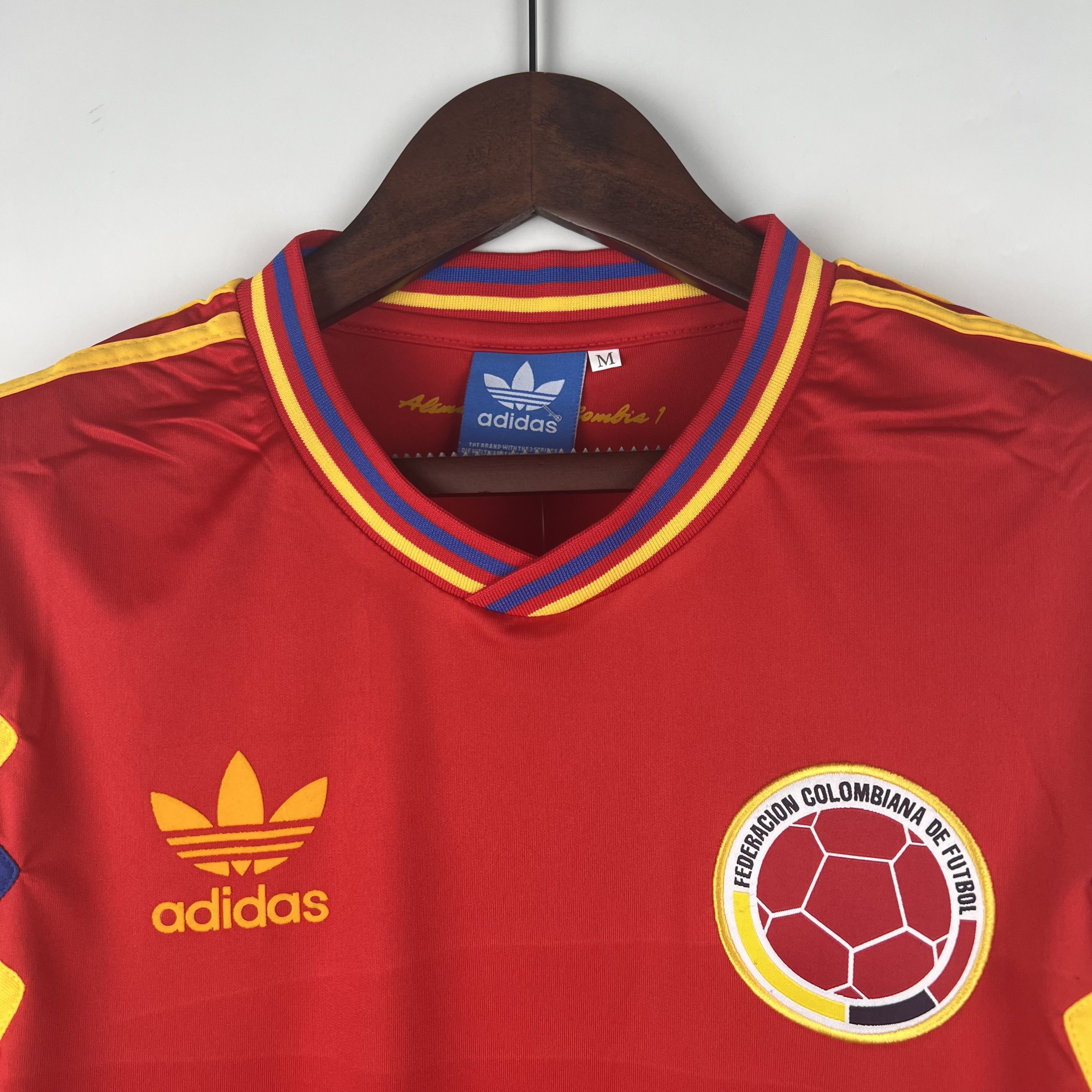1990 Colombia Retro Away S-XXL best soccer jersey 7