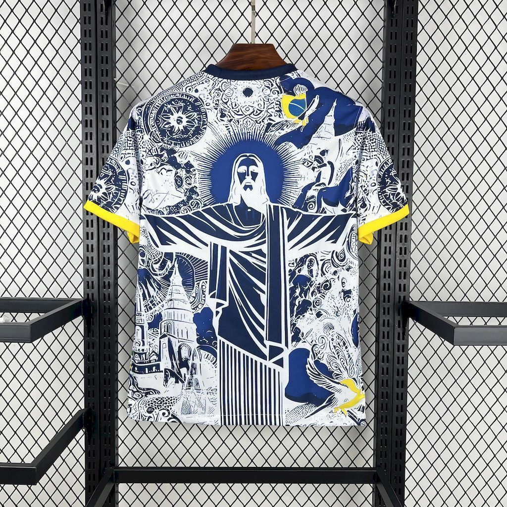 2025 Brazil X Christ Special Edition T-Shirt Football Apparels Soccer AAAAJersey Yupoo 2