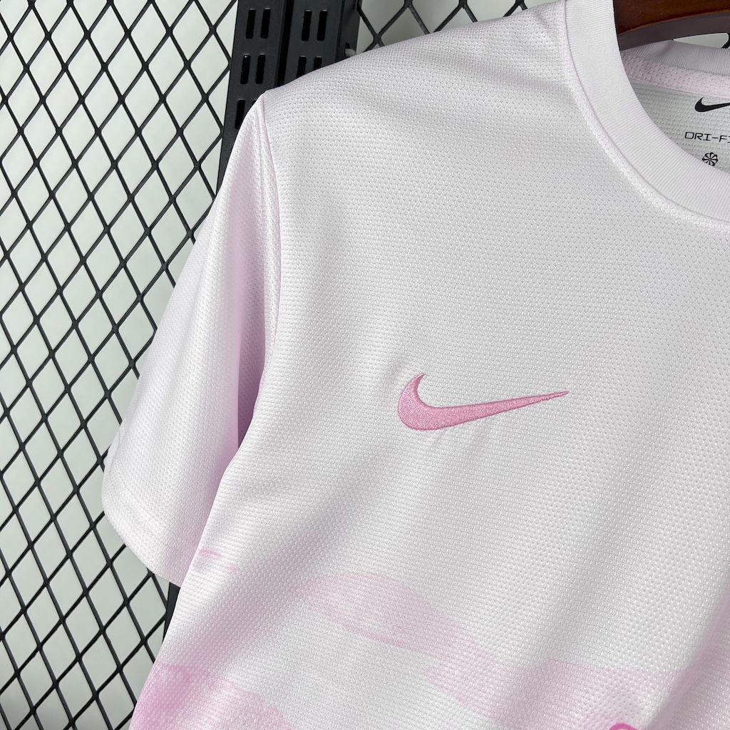 2025 Brazil Cristo Redentor Pink Special Edition T-Shirt Football Apparels Soccer AAAAJersey Yu 3
