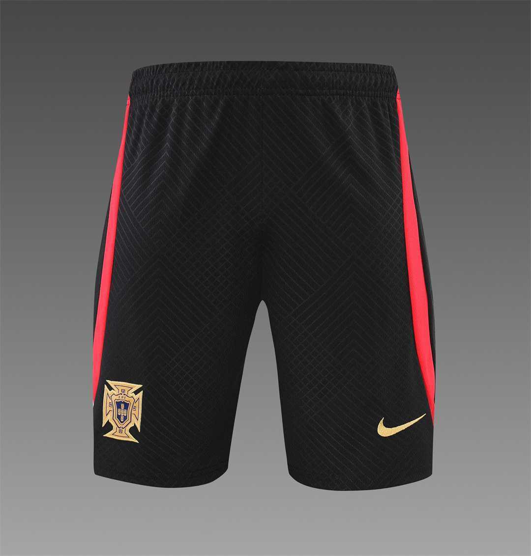 2022 Portugal Training Suit Short Sleeve Kit Black 14