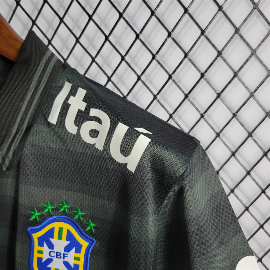 Brazil Polo Black Stripe 7