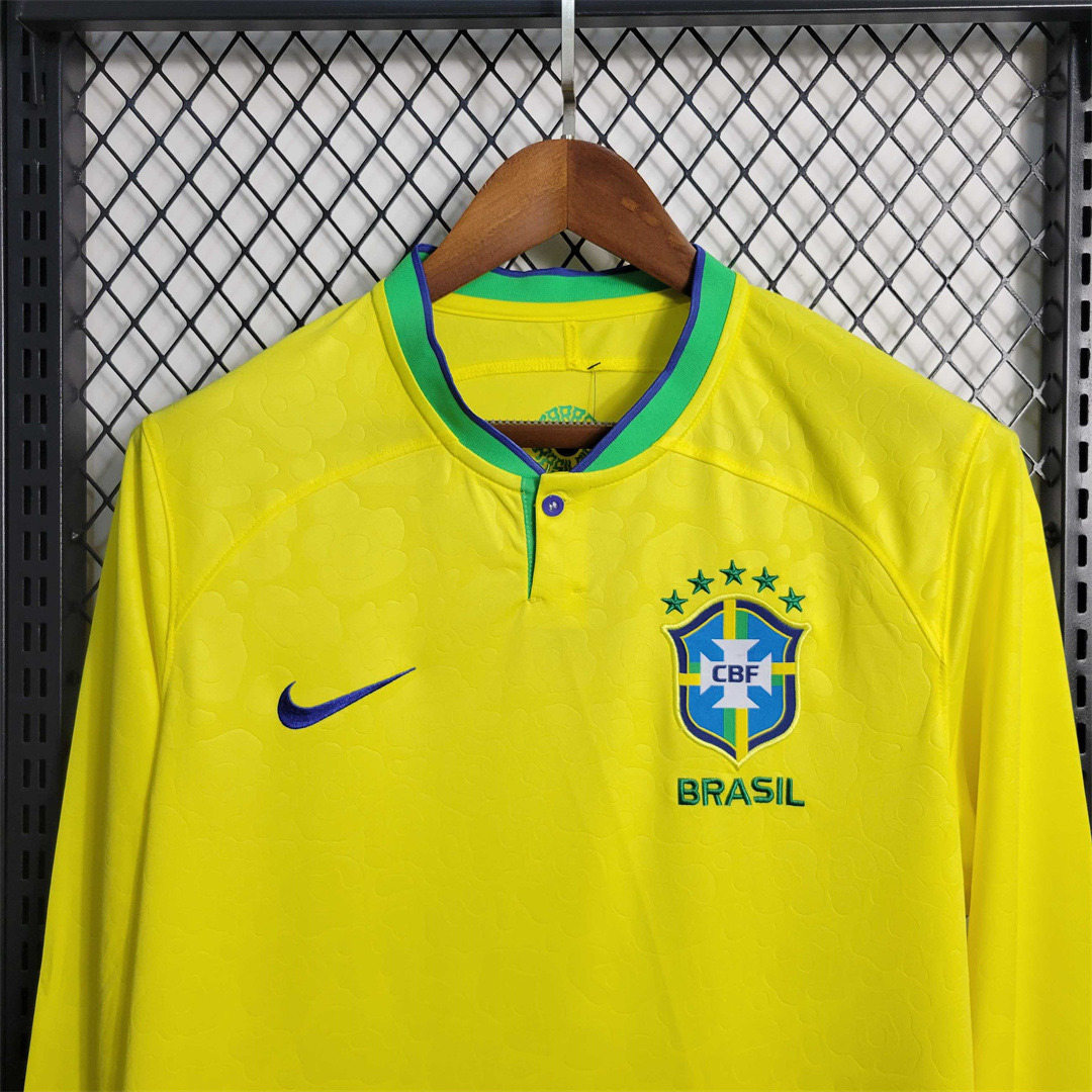 2022 Brazil home long sleeve 5