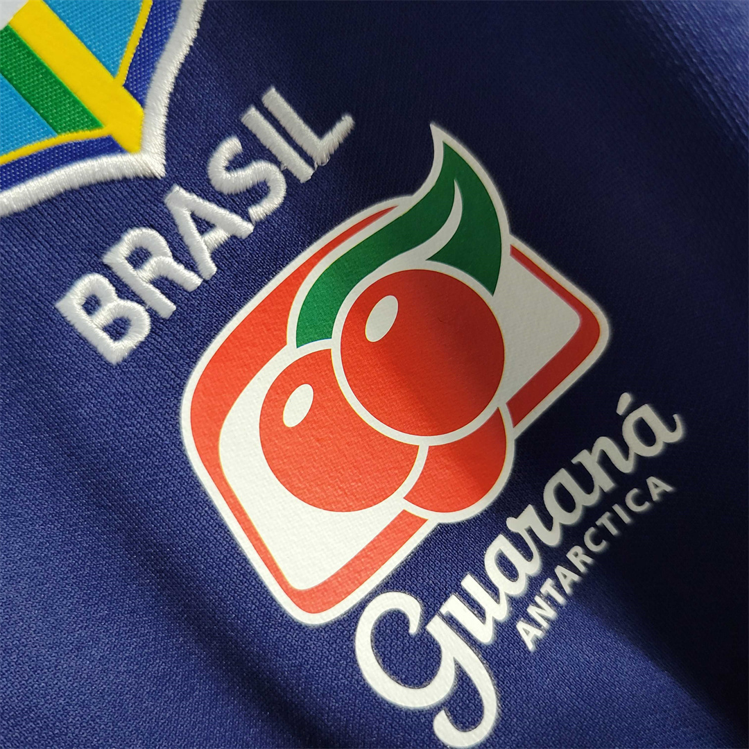 2023 Brazil Low Neck Polo Royal Blue 4