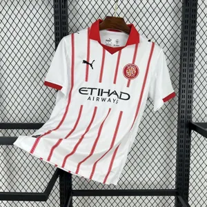 25-26 Girona Home T-Shirt Football Apparels Soccer AAAAJersey Yupoo