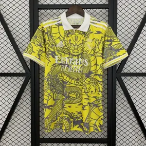 25-26 Real Madrid Yellow Dragon Special Edition Shirt Football Uniform AAAAJersey Dropship Yupo