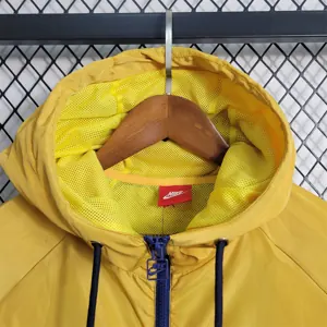 23-24 Barcelona Windbreaker Royal Blue Yellow 3