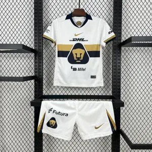 25-26 Pumas UNAM Home Kid Kits Youth Apparels AAAAJersey Wholesale Yupoo