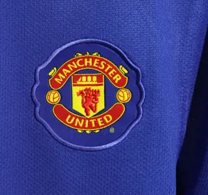08-09 Manchester United Third Away Retro Kit Vintage Player Version Shirt AAAAJersey Dropship Y 4