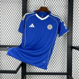 25-26 Leicester City Home Kit Football Uniforms Sport T-Shirt AAAAJersey Cheap Yupoo