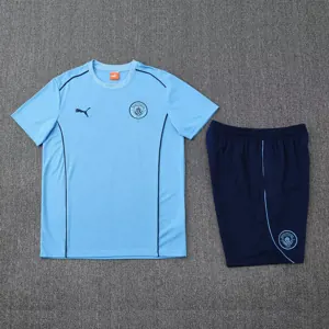 25-26 Manchester City Blue Training Kit Soccer AAAAJersey Yupoo S-2XL 1