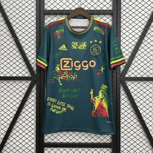 25-26 Ajax x Bob Marley Special Edition Green Shirt Football Uniform AAAAJersey Supply Yupoo