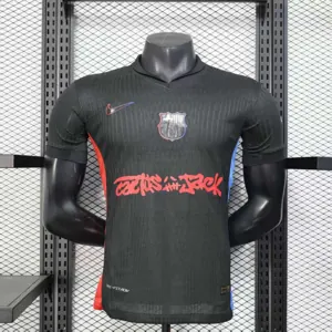 24-25 Barcelona x Travis Scott Away Kit Player Version Shirt AAAAJersey Yupoo