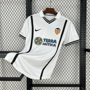 00-01 Valencia Home Retro Kit Vintage Shirt AAAAJersey Supplier Yupoo