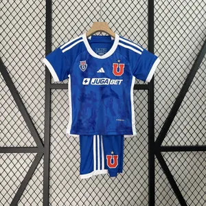 24-25 University of Chile Home Kid Kits Youth Apparels AAAAJersey Wholesale Yupoo
