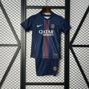 25-26 PSG Home Kid Kits Youth Apparels AAAAJersey Supply Yupoo-1