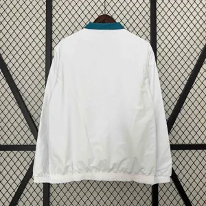 23-24 Real Madrid Trench Coat Reversible White&Blue Double-Sides Jacket AAAAJersey Yupoo 8