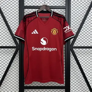 25-26 Manchester United Home Kit Football T-Shirt AAAAJersey Yupoo