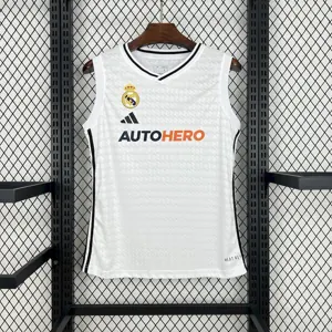 24-25 Real Madrid White Vest Soccer T-Shirt AAAAJersey Supplier Yupoo