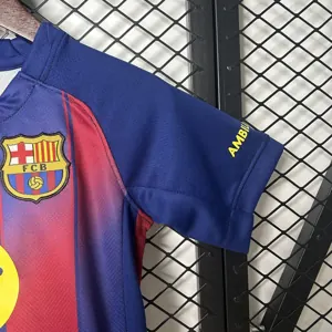 25-26 Barcelona Home Kid Kits Youth Apparels AAAAJersey Supply Yupoo 8
