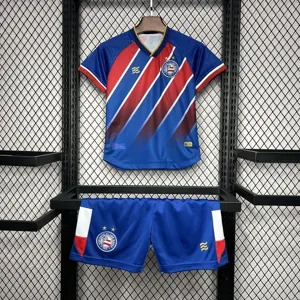 24-25 Bahia Home Kid Kits Youth Apparels Football AAAAJersey Yupoo