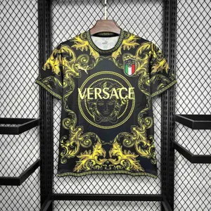 2022 Italy X Versace Black Gold Special Edition Kit AAAAJersey Supplier Yupoo