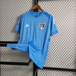 23-24 Sao Paulo Goalkeeper Blue S-4XL Cheap Soccer Jerseys 5