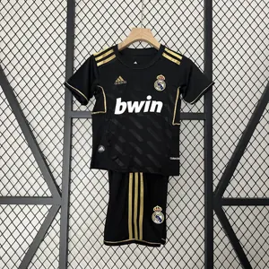 11-12 Real Madrid Away Retro Kids Kit Size-16-28 Football Jersey Yupoo