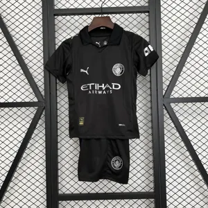 25-26 Manchester City Away Kid Kits Youth Apparels AAAAJersey Wholesale Yupoo