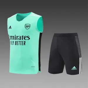 21-22 Arsenal vest training suit kit green