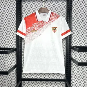 93-94 Sevilla Home Retro Kit Vintage Shirt Football AAAAJersey Yupoo
