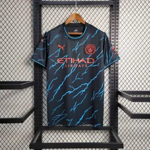 23-24 Manchester City Third away size S-4XL Soccer Jerseys