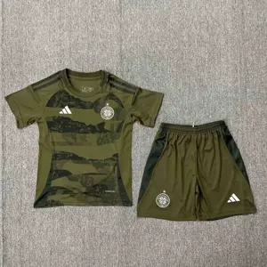 24-25 Celtic Third Kids Kits Youth Apparels AAAAJersey Supplier Yupoo