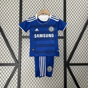 11-12 Chelsea Home Kids Retro Kits Children Shirt Football Jerseys Yupoo
